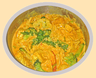 Malasian noodles in pot
