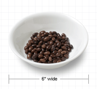 2 oz. measure of black beans