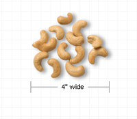 2 oz. measure of cashews