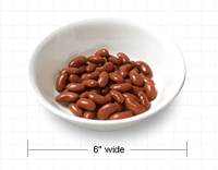 2 oz. measure of kidney beans