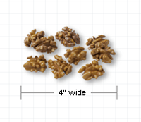 2 oz. measure of walnuts